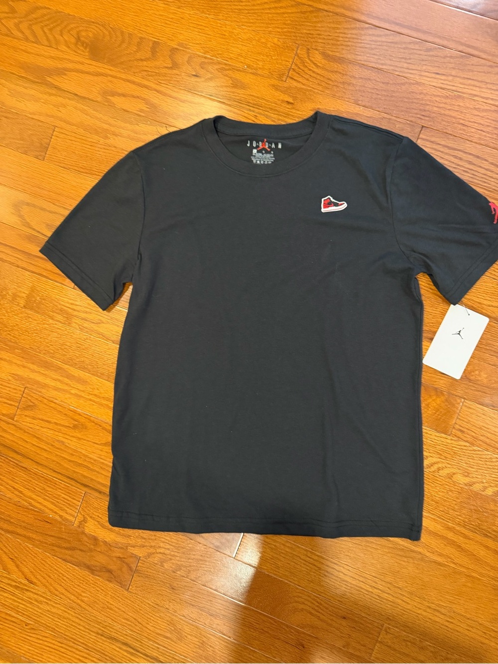 Boys- Sz L Nike/ Jordan Plain T- Featuring Retro Jordans!